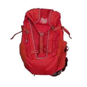 Timber Ridge Lightweight Trekking Hiking BackPack Red Camping Gorp Raincover